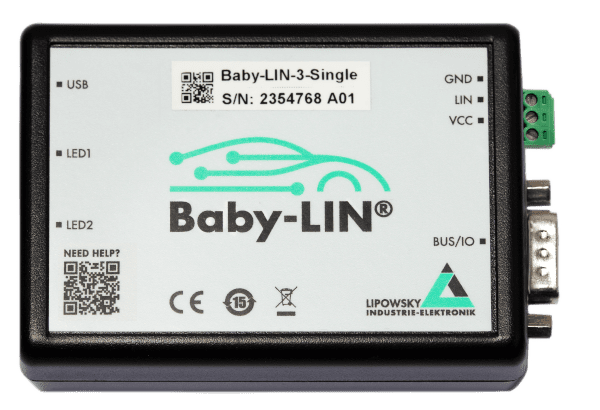 Baby-LIN-3-Single: LIN-Bus Simulator mit USB-Schnittstelle